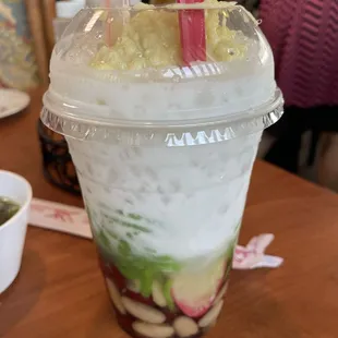 Che 3 mau with durian