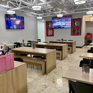 interior, sushi and sashimi