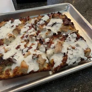 Chicken Bacon Ranch Pizza