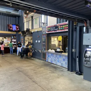 Interior and food court
