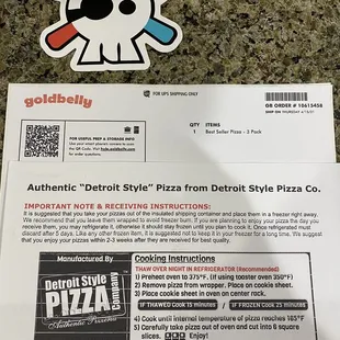 The info