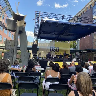 Concert of Colors collaboration at the courtyard