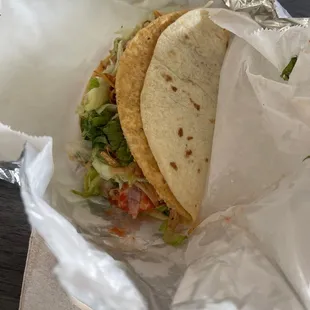 Shredded Chicken Detroit Taco