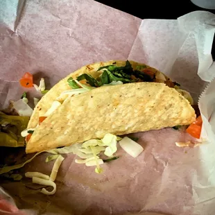 Shredded Chicken Crispy Taco