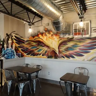 crepes, interior