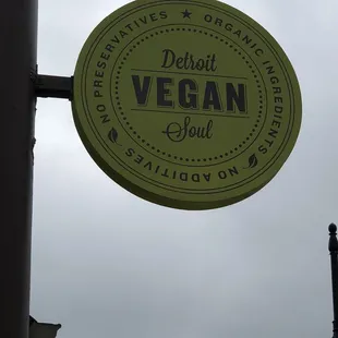 Outside sign