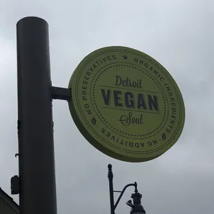 The outside sign