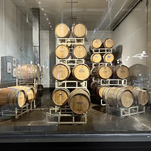 Wine barrels