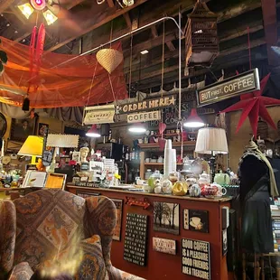 the interior of a store