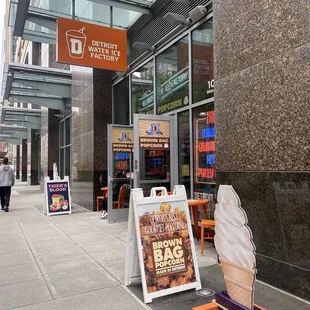 The front entrance