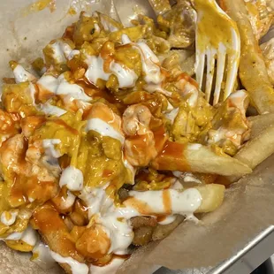 Grilled Chicked loaded fries