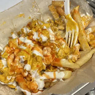 Loaded grilled chicken fries