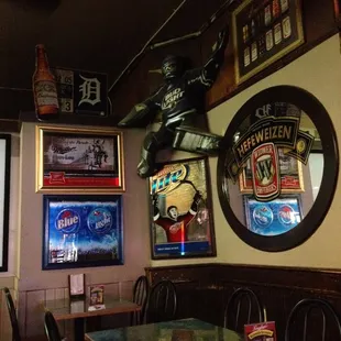 a view of the interior of a restaurant