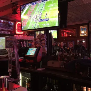 Big Screen Tv's perfect for a game night.