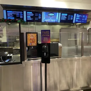a digital menu board