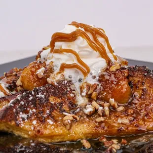 a plate of french toast