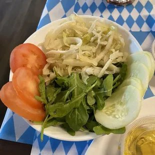 Small mixed salad