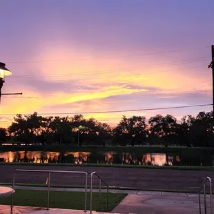 View of Bayou St. John from the Haus