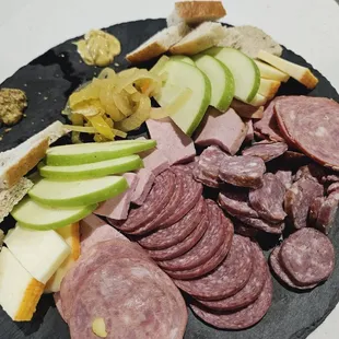 Charcuterie Board...generous and filling for $16.
