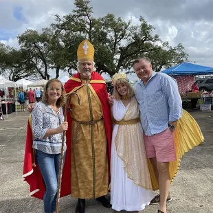 Never know who you'll run into at Christkindl Markt