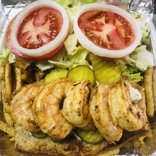 Grilled Shrimp PoBoy!!!