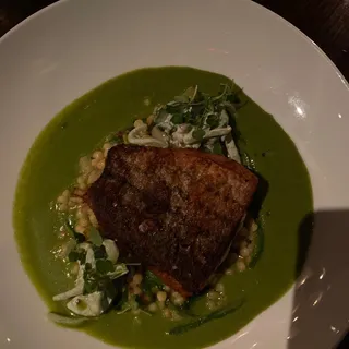 Seared Local Striped Bass*