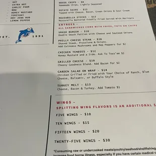 Menu-adding items weekly...