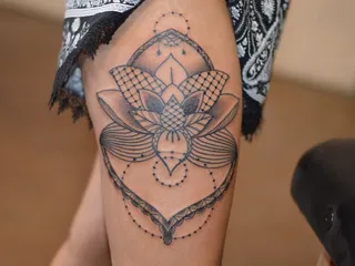 Blue Panda Tattoo