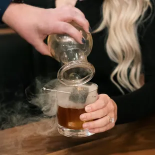 WOW. This cocktail was indulgent &amp; a smooth sipper.