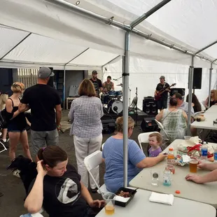 Employee Band on their Hot Fourth Anniversary Party