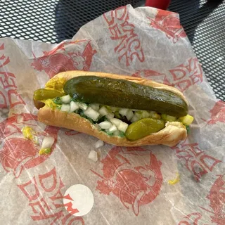 Vegan Dog-Chicago Style