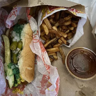 Vegan Dog-Chicago Style