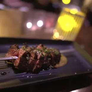 The Hanger Steak Skewer was delicious!!