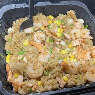 Seafood Teppan Rice