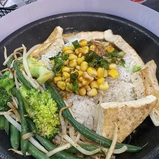 Veggie Tofu Teppan Rice