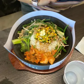 Veggie Kimchi Teppan Rice
