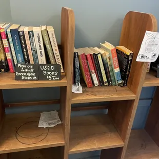Used book shelf