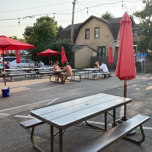 Outdoor seating area