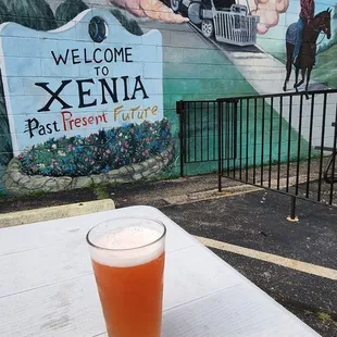 Side of building and a pint