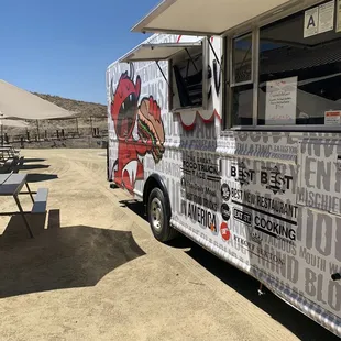 the side of the truck