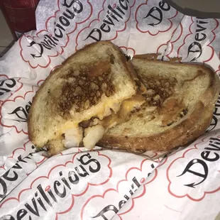 Lobster grilled cheese.