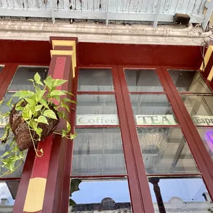 the outside of the building