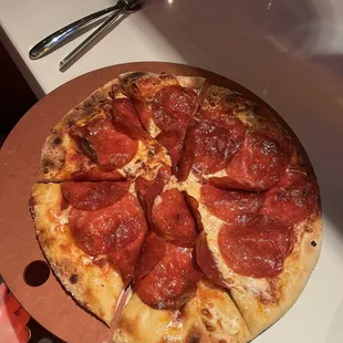 Pepperoni pizza