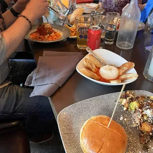 pancakes, food