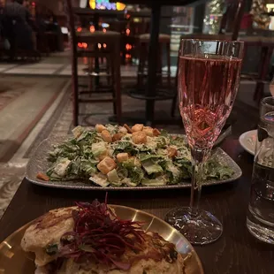 Forsbergs Crab, Cake Caesar Salad for Table, trophy wife cocktail
