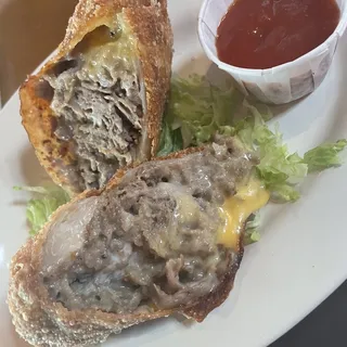 Philly Cheesesteak Eggrolls