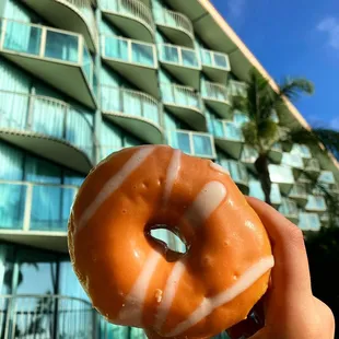 Guava and cream cheese donut