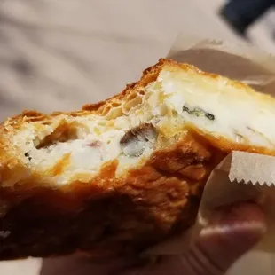 Mushroom, potato, parmesan strudel. Eats like a sandwich.