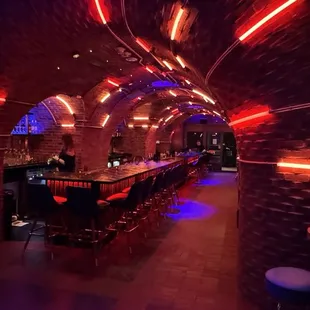 Walking in, super cool vibe going on