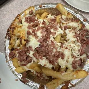 Bacon cheese fries